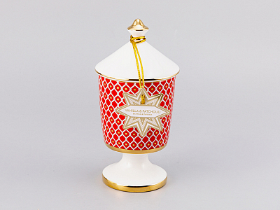 Подарочный Набор Свеча ароматическая, рисунок Скарлетт 2 аромат  Ваниль Пачули арт. 81.32055.00.1