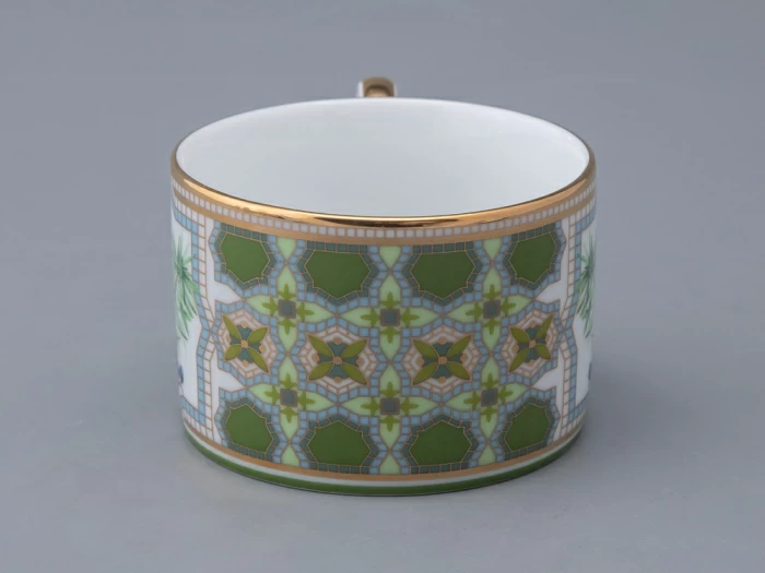 Чашка с блюдцем 250 мл в подарочной упаковке форма Соло рисунок Можжевельник ароматный, арт. 81.33953.00.1, 