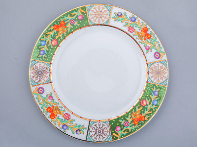 ТАРЕЛКА мелкая 270 мм Европейская-2 Морозный январь арт. 80.44984.00.1