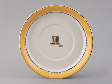 Подарочный набор чайный форма Гербовая рисунок Modes de Paris (желтый) арт. 81.25660.00.1