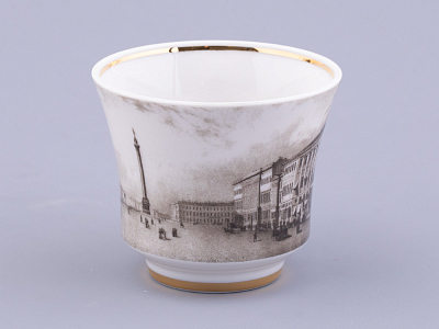 Чашка с блюдцем чайная, форма Банкетная, рисунок Великолепный Невский Дворцовая Площадь, арт. 81.32685.00.1