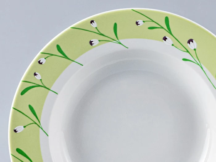 Тарелка 220 мм форма Глубокая, рисунок Весенний бриз, арт. 80.98407.00.1, 