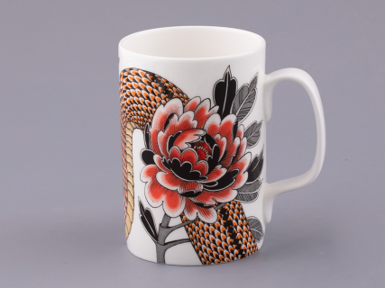 Бокал с блюдцем и крышкой в подарочной упаковке, форма top, рисунок Tattoo SERPENTA (Татуировка Змея) (Татуировка Змея), арт. 81.32804.00.1, 