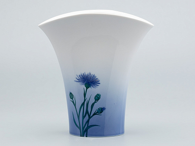Ваза форма Утренний цветок рисунок Васильки, арт. 80.44126.00.1