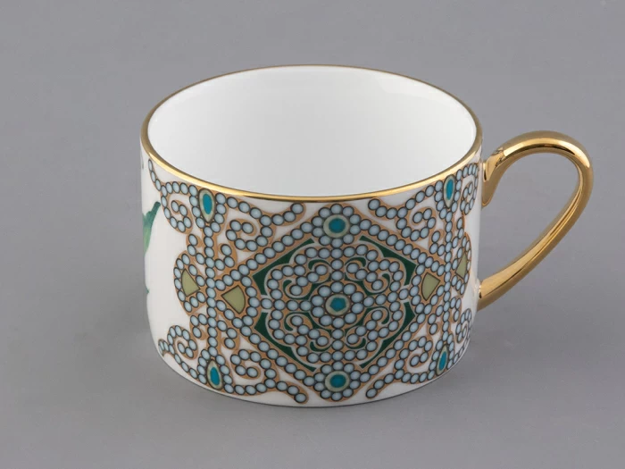 Чашка с блюдцем 250 мл в подарочной упаковке форма Соло, рисунок, Ландыш майский, арт. 81.32654.00.1, 