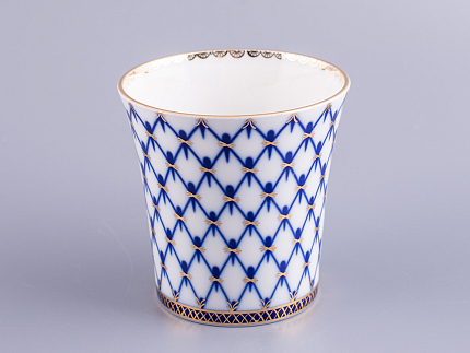 Бокал с блюдцем Ленинградский Кобальтовая сетка 360 мл арт. 81.13955.00.1