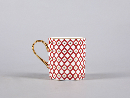 Чашка с блюдцем кофейная форма Идиллия рисунок Скарлетт 1 арт. 81.30731.00.1