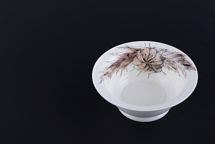 Салатник круглый Медвежья колючка на форме Александрия  арт 60.13549.00.1