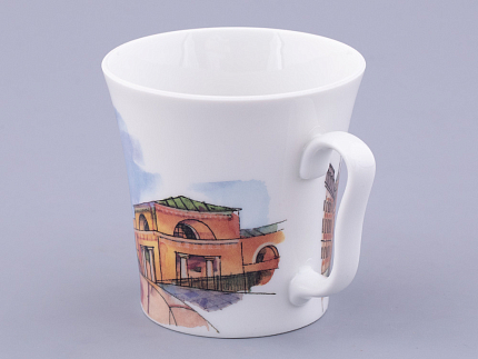 Бокал 360 мл форма Ленинградский рисунок Санкт-Петербург. Малоконюшенный мост  арт. 80.44857.00.1