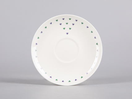 Чашка с блюдцем чайная 335 мл форма Ландыш рисунок Саночки арт. 81.30680.00.1, 