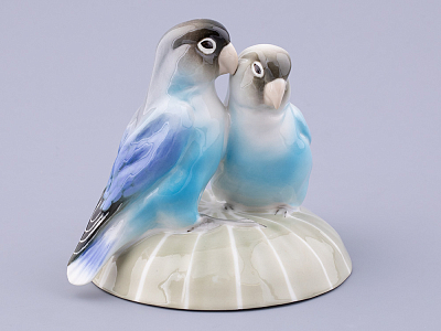 Скульптура форма Неразлучники, рисунок Лазурные, арт. 82.47416.00.1