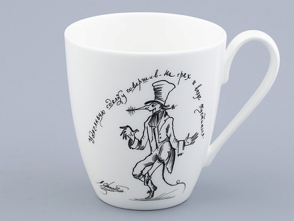 Бокал форма Вариации рисунок Коммерсанту, в подарочной упаковке арт. 81.32257.00.1