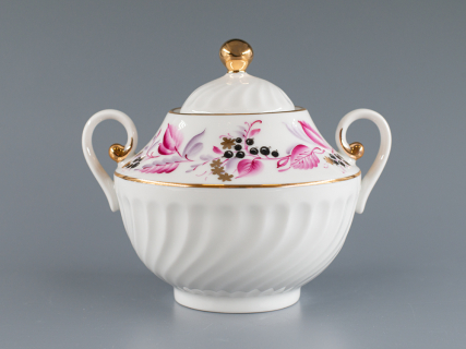 Сахарница форма Витая, рисунок Лесная ягода, арт 80.00595.00.1, 