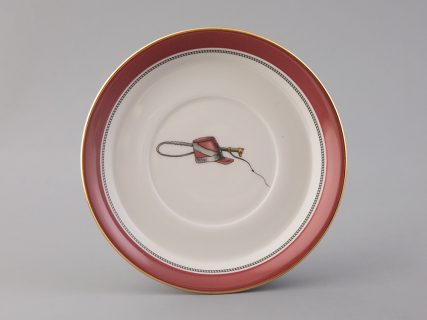 Подарочный набор чайный форма Гербовая рисунок Modes de Paris (кирпичный) арт. 81.25658.00.1, 