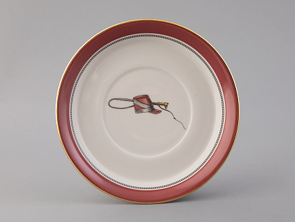 Подарочный набор чайный форма Гербовая рисунок Modes de Paris (кирпичный) арт. 81.25658.00.1