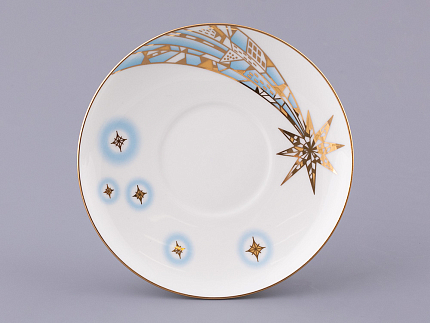 Чашка с блюдцем кофейная 180 мл.,  форма Ландыш,  рисунок Мечтай, арт. 81.32908.00.1