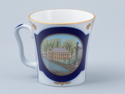 Бокал с блюдцем форма Ленинградский рисунок Летний сад Петра I арт. 81.31479.00.1, 