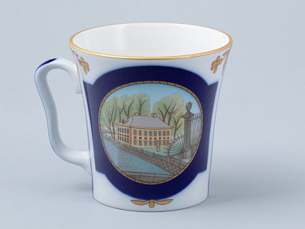 Бокал с блюдцем форма Ленинградский рисунок Летний сад Петра I арт. 81.31479.00.1