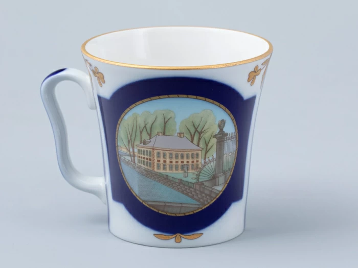 Бокал с блюдцем форма Ленинградский рисунок Летний сад Петра I арт. 81.31479.00.1, 