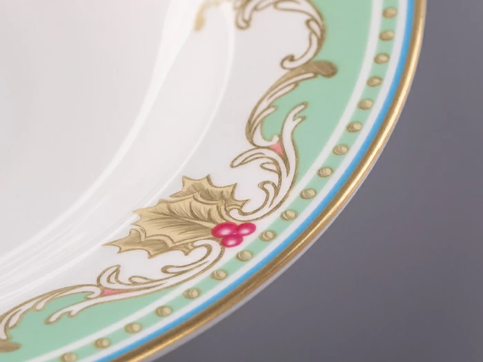 Тарелка глубокая 235 мм, форма Стандартная, рисунок Аквамарин, арт. 80.42466.00.1, 