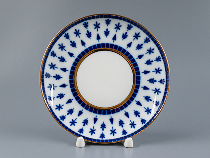 Бокал с блюдцем, форма Ленинградский, рисунок Верхне-Лебяжий мост, арт 81.27423.00.1