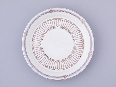 Чашка с блюдцем чайная, форма Гербовая, рисунок Серебряный город 6, арт. 81.32589.00.1