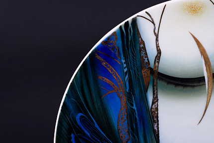 Декоративная тарелка Зимняя Сказка на форме Круглая, арт 60.07540.00.1