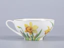 Чашка с блюдцем чайная 300 мл форма Купольная рисунок Narcissus арт. 81.29658.00.1, 