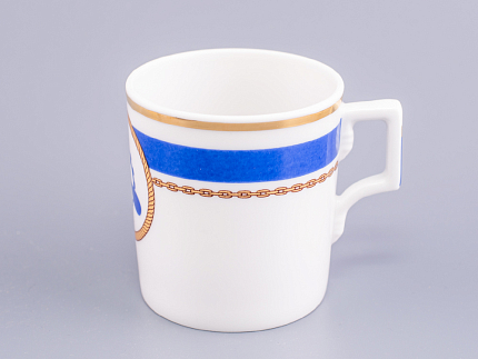 Чашка с блюдцем чайная 220 мл форма Гербовая рисунок Кают-компания № 2 арт. 81.24031.00.1