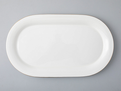 Сервиз столовый форма Юлиана рисунок Золотая лента 2 на 6 персон 24 предмета арт. 81.31686.00.1