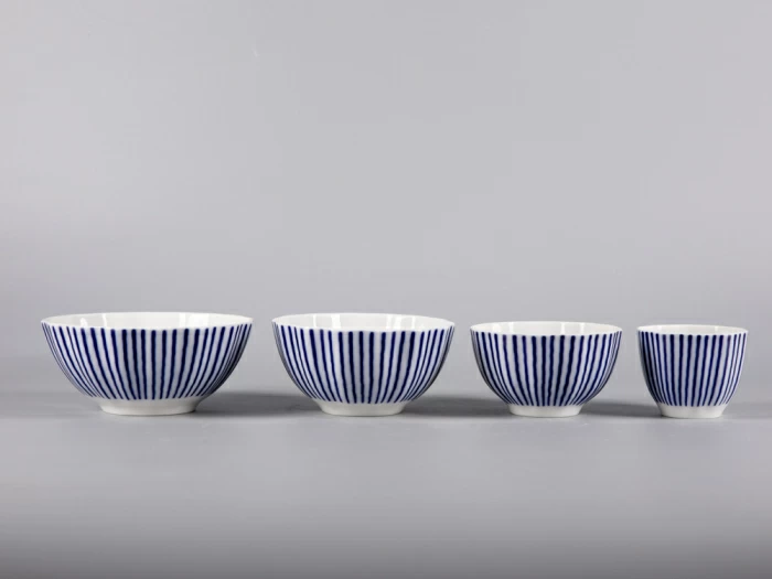 Четырех-предметный комплект Салатников, форма Тюльпан рисунок Французик, арт. 81.30806.00.1, 