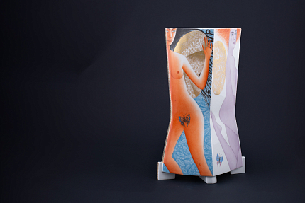 Ваза Энтомология, на форме Трапеция, арт 60.12462.00.5