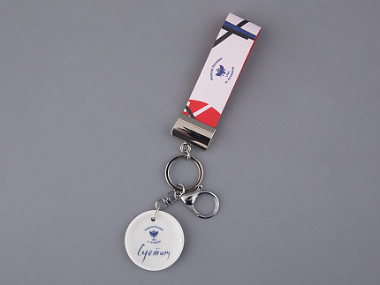 Брелок подвеска в подарочной упаковке, форма Круг, рисунок Суетон 1, арт 81.33235.00.1