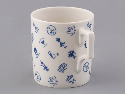 Подарочный набор Чашка с блюдцем чайная, форма Гербовая, рисунок Лого 1, арт 81.32931.00.1