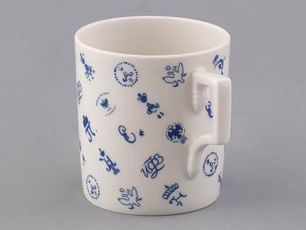 Подарочный набор Чашка с блюдцем чайная, форма Гербовая, рисунок Лого 1, арт 81.32931.00.1