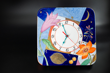 Часы Ночная тишина, на форме Квадрат, арт 60.12385.00.5