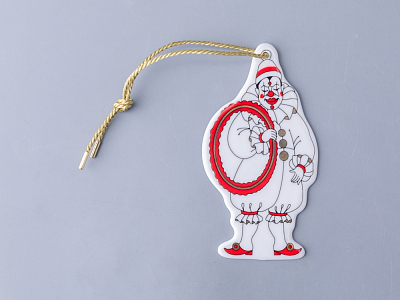 Елочная игрушка Гранд цирк в подарочной упаковке, рисунок Клоун арт 81.34386.00.1