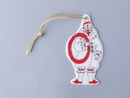 Елочная игрушка Гранд цирк в подарочной упаковке, рисунок Клоун арт 81.34386.00.1, 