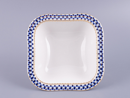 Салатник четырех порционный квадратный Молодежная Кобальтовая сетка арт. 80.06936.00.1