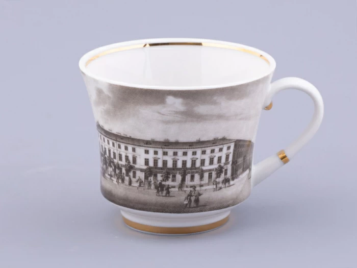 Чашка с блюдцем чайная, форма Банкетная, рисунок Великолепный Невский Малая Конюшенная, арт. 81.32686.00.1, 