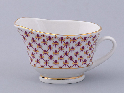 Соусник 200 г форма Молодежная рисунок Сетка-Блюз 2 арт. 80.92419.00.1