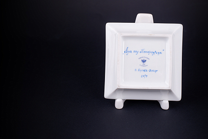 Подставка для мелочи малого размера, форма Европейская, Луна над Петербургом, арт 60.10555.00.1