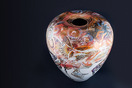 Ваза Красное Море на форме Антоновка, арт 60.15404.00.1