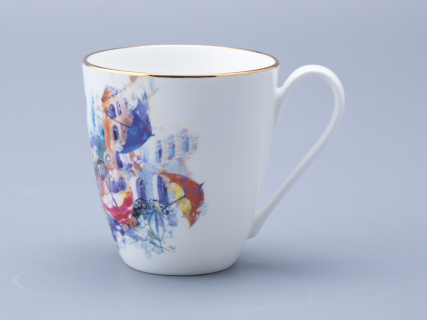 Бокал форма Вариации 450 мл рисунок Летающие зонтики, арт 80.70029.00.1, 