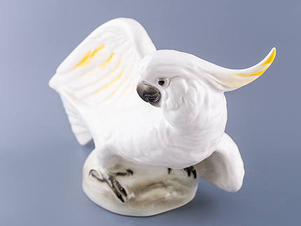 Скульптура Какаду желтохохлый  Желтохохлый арт. 82.77337.00.1