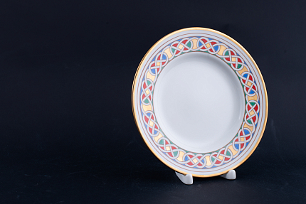 Тарелка 190 мм на форме Европейская, рисунок Былина, арт 60.10676.00.5