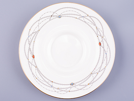 Чашка с блюдцем чайная форма Айседора рисунок Волшебное лебединое озеро - 2 арт. 81.26472.00.1