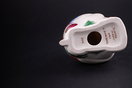 Скульптура Павиан с детенышем, рисунок Зимняя сказка, арт 62.09299.00.1