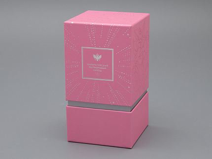 Подарочный набор Свеча ароматическая Идиллия Астра 2 аромат Вишневый сад, арт 81.33302.00.1