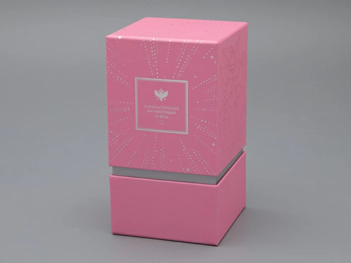 Подарочный набор Свеча ароматическая Идиллия Астра 2 аромат Вишневый сад, арт 81.33302.00.1, 